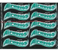 30x Wrigleys Airwaves Black Mint Chewing Gum confezione completa da 30...