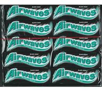 30x Wrigleys Airwaves Black Mint Chewing Gum confezione completa da 30 pezzi ...