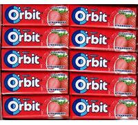 30x Wrigleys Orbit Strawberry Chewing Gum confezione completa da 30 300 pezzi