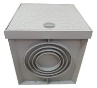 30x30 300x300 CON COPERCHIO TOP rinforzato COLORE GRIGIO IN PP 30 CM