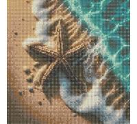 30x30 cm Beach 5D Fai da te Drill Full Round Kit for decorazioni da parete for la casa