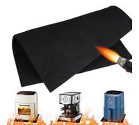 30x30cm Tappetino Ignifugo per Saldatura,Tappetino Ignifugo Antigrasso,Tappetino per Camino Resistente Al Calore,Sottofondo Ignifugo Fino A 1000°C,Tappeto Ignifugo Bbq,per Grill E Braciere da Esterno