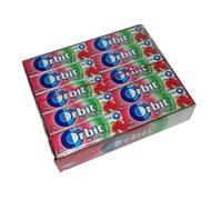 30xEUROPEAN Wrigleys Orbit Watermelon Chewing Gum 30pack 300pellets VENDITORE UE