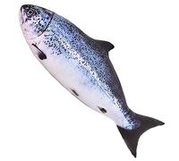 31,5" Simulation Fish Plush Toy Pillow,Decorate Soft Fish Decorate Pillow Cushion Stuffed Decorate Oversized Pillow Creative Gift Home Decor (Salmon)