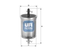 UFI 53.104.00 Filtro abitacolo