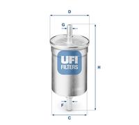 31.710.00 Filtro carburante Ufi