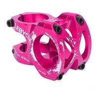 31 8 mm in lega di alluminio Hollow Riser Stem per mountain bike con angolo di 0 gradi e distanza tra i fori 35 mm (rosa)