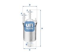 31.833.00 Filtro carburante Ufi