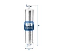 31.838.00 Filtro carburante Ufi