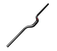 31.8mm Riser Bar Manubrio Bicicletta Alzata in carbonio Extra Lungo 580/600/620/640/660/680/700/720/740mm Rise 80mm MTB Manubri per BMX DH XC AM (Color : Black, Size : 700mm)
