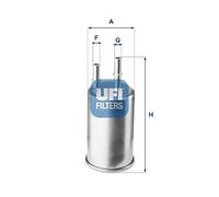 31.918.03 UFI Filtro carburante per VOLVO