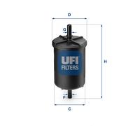 31.948.00 UFI Filtro carburante per ,ALPINE,ARO,CHERY,CITROËN,DACIA,DS,FIAT,LANC
