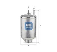 UFI 31.959.01 Filtro carburante