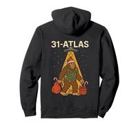 31/Atlas Interstellar Alien Comet Prende Bigfoot Cryptid Felpa con Cappuccio