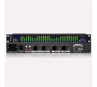31 Band Graphic Equalizer, Digital Audio Processor con Analizzatore di Spettro, 1U Rack Mount Design, Riduzione del Rumore & 10 Presets, HiFi Bass Mid Treble Control per Studio Live Performance
