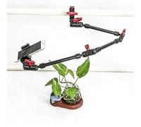 31 "Braccio articolato regolabile Supporto Della Macchina Fotografica con 1 4 "3 8" Filettatura 360 Gradi Rotazione In Lega di Alluminio per Telefono DSLR Azione Webcam Tablet Live Streaming Selfie