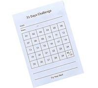 31 Day Planner Notebook Programma Organizzazione Abitudini Sviluppo 31 Giorni Produttività Trackers Diario Organizzatori Formazione Journal Planner