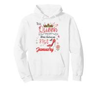 31 gennaio Compleanno Questa Regina è Nata Il 31 gennaio Felpa con Cappuccio