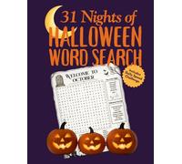 31 Nights of Halloween Word Search: Includes Daily Puzzles, Fun Facts, Puns and a Speed Challenge