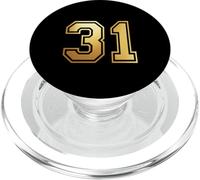 31 Numero Trentuno Team Sports Graphic Varsity Matching PopSockets PopGrip per MagSafe