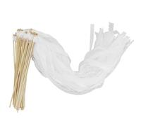 31 pezzi da parete con campana, bacchette per matrimonio, stelle filanti, stelle filanti con bastoncini di legno vengono utilizzati per matrimoni, compleanni, feste, feste e feste (bianco, 31