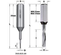 Punte CMT HWM micrograna,attacco rapido, macchine foratrici Cod.: 310.21/22