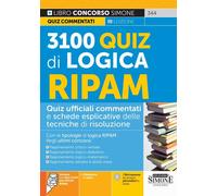 3100 quiz di logica RIPAM. Quiz ufficiali commentati e schede esp