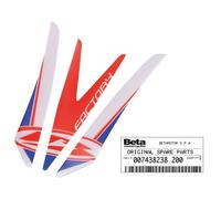310073 per Beta Adesivo Parafango anteriore Bianco rosso blu Per Evo 2T 2015
