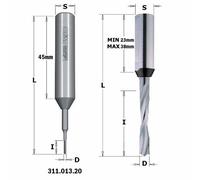 Punte CMT HWM micrograna,attacco rapido per macchine foratrici Cod:311.21/22