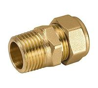 311 Raccordo diritto filettato maschio tubi in rame 311Y001 1/2" x 15 GIACOMINI