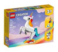 lego Creator 3 in 1 - Unicorno Magico con Arcobaleno, Cavalluccio Marino o Pavone Costruzioni per Bambini da 7+ Anni - 31140