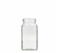 312 ml vaso quadrato, bocca: Twist-Off (TO 58)