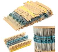 3120pcs 156 Valori 1 Ohm - 10M Ohm 1/4W 1% Metal-Film Resistori Assortimento Kit
