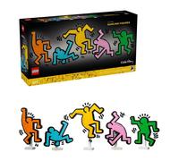 LEGO Art Keith Haring - Figure Danzanti Set per Adulti - Colorata Opera d'Arte da Parete o Decorazione per la Scrivania dell'Ufficio Fai da Te - Idea Regalo Creativa - 31216