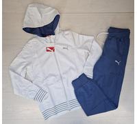 3128 PUMA TUTA RAGAZZA BAMBINA FELPA CON CAPPUCCIO PANTALONE TRACKSUIT 825250 02