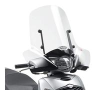 313A A311A|107 PARABREZZA VISIERA SCHERMO CUPOLINO PARAVENTO + ATTACCHI GIVI COMPATIBILE CON HONDA SH 125 150 i 2007 MOTO SCOOTER