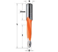 314.41/42 HW CMT PUNTE AD ATTACCO RAPIDO PER FORATRICI IN HW MICROGRANA PER FORI