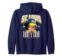 314 STL Day | St. Louis Afro Queen Spirit Felpa con Cappuccio