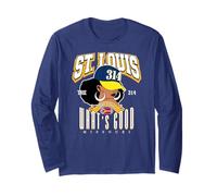 314 STL Day | St. Louis Afro Queen Spirit Maglia a Manica