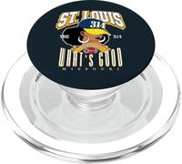 314 STL Day | St. Louis Afro Queen Spirit PopSockets PopGrip per MagSafe