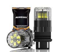 3157 Lampadine LED, 6000K Xenon Bianco 6.5W 12V-24V DC9-32V T25 P27/7W 3156 P27W Super Luminoso per la Luci di Retromarcia, Luce Di Parcheggio, Lampadina a Coda, Lampada di Luce Diurna (2 Pezzis)