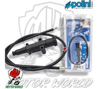 316.0010 COMANDO STARTER ARIA UNIVERSALE ORIGINALE POLINI NERO COMPLETO DI FILO