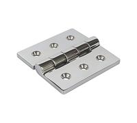 316 100 * 100 * 6,3 Mm, 304 100 * 100 * 6,3 Mm Quadrati Di Ingegneria For Porte E Finestre In Acciaio Inossidabile Ispessito Cerniera Pesante Foglia Sciolta ,Resistente alla corrosione(304 100*100*6.3