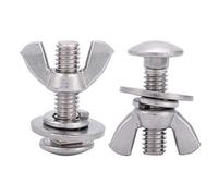 316 Materiale in acciaio inossidabile Macchina Vite a vite ad aletta, Vite, Elementi di fissaggio di costruzione Bulloni di ricambio per Immersione Elementi di fissaggio in HomeMachine Viti