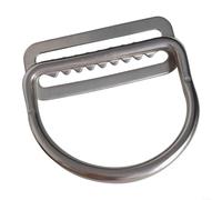 316 Stainless Steel D-Ring Clip for per bcd Gear 316 Stainless | 316 marine grade steel, anti-rust coating, fits 5cm straps, secure locking, saltwater safe