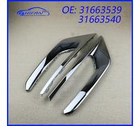 31663539 31663540 paraurti anteriore fendinebbia copertura griglia cromata striscia luminosa per Volvo XC90 2020 2021 2022 accessori auto