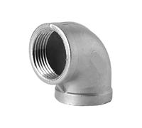 316L Stainless Steel 90 Degree Internal Thread Elbow Thread Internal Thread 4 Minutes 6 Minutes 1 inch Right Angle Water Pipe Plumbing Joint(G4) Plumbing Fittings