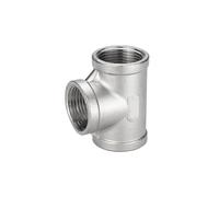 316L Stainless Steel Wire Inner Wire NPT tee Thread External Equal Diameter Pipe Fittings 2 Points 3 Points 4 Points(G2-1/2)