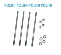317.0111 KIT 4 PRIGIONIERI CILINDRO POLINI M7x158mm LUNGHI PIAGGIO VESPA 125 ET3