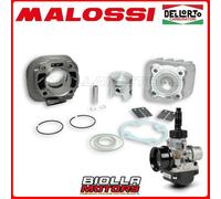 317083+02632 KIT CILINDRO MALOSSI + CARBURATORE 21 D.47 70CC CPI HUSSAR 50 2T <-